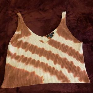 Forever 21 tie dye brown /tan tank !!!